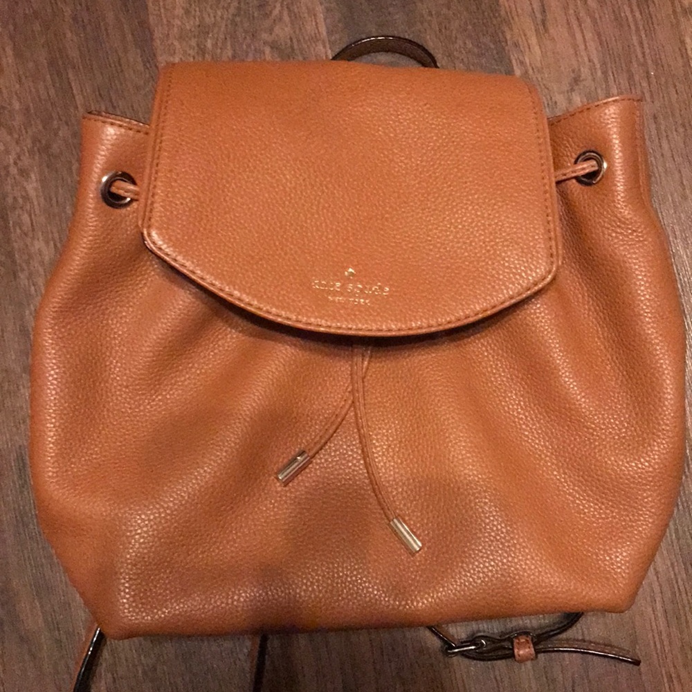 KATE SPADE Mulberry Street Small Tan Backpack